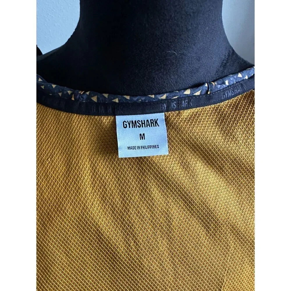 GYMSHARK Sports Hooded Windbreaker Jacket in Navy Size M